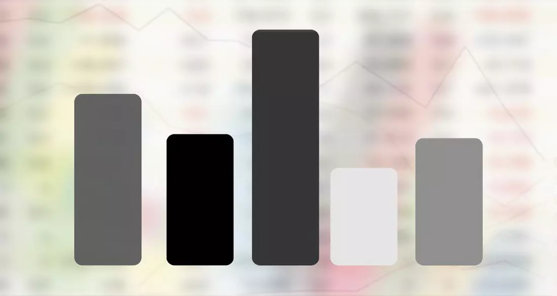 Grafik: LpB BW Stilisierte Darstellung von Umfragebalken.