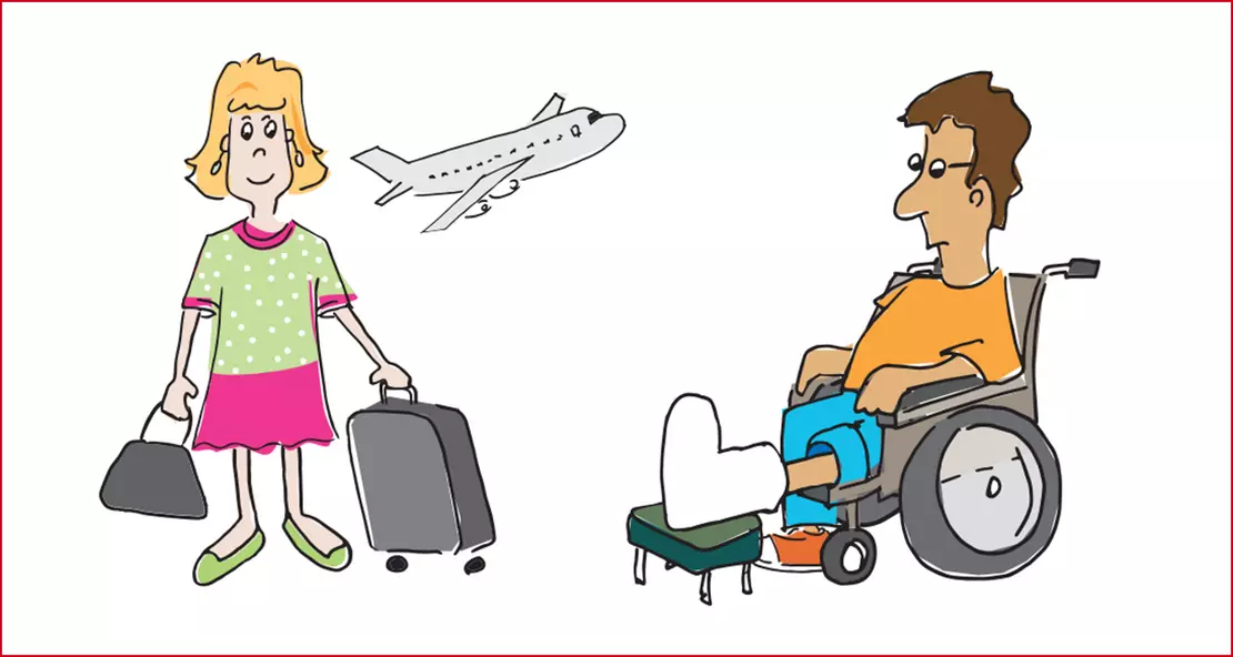 Brief·wahl können Sie machen: wenn Sie zum Beispiel im Urlaub sind oder krank sind. 