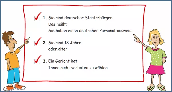 Einfach wählen gehen.