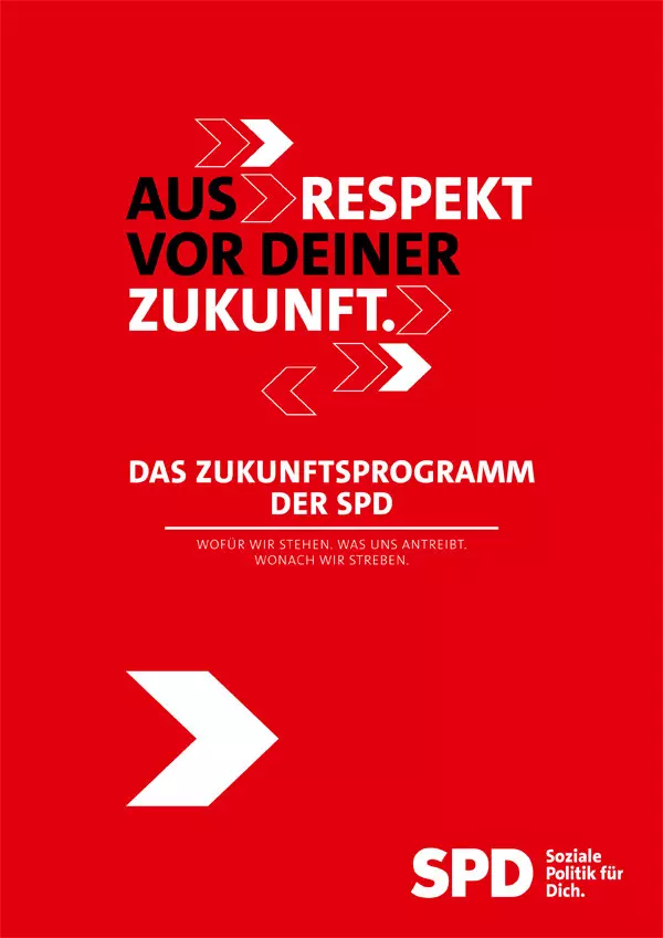 Wahlprogramm SPD Deckblatt