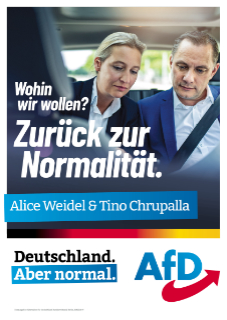 AfD-Wahlplakat