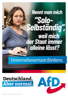AfD-Wahlplakat