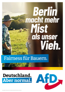 AfD-Wahlplakat