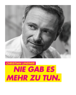 FDP-Wahlplakat