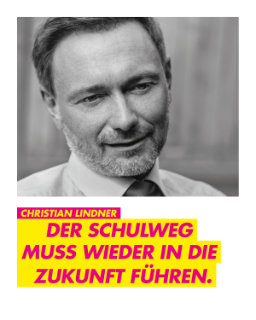 FDP-Wahlplakat
