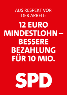 SPD-Wahlplakat