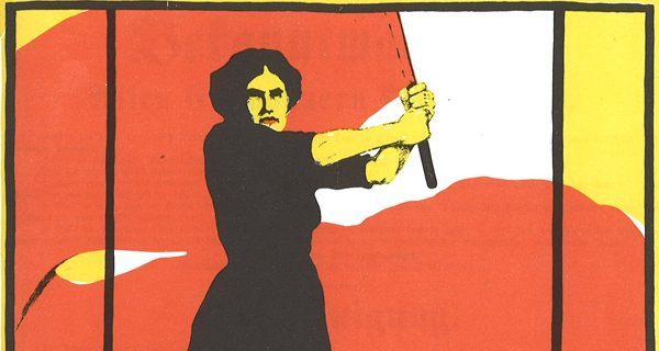 Ausschnitt aus einem Plakat der Frauenbewegung. Quelle: Wikimedia/Karl Maria Stadler, gemeinfrei.